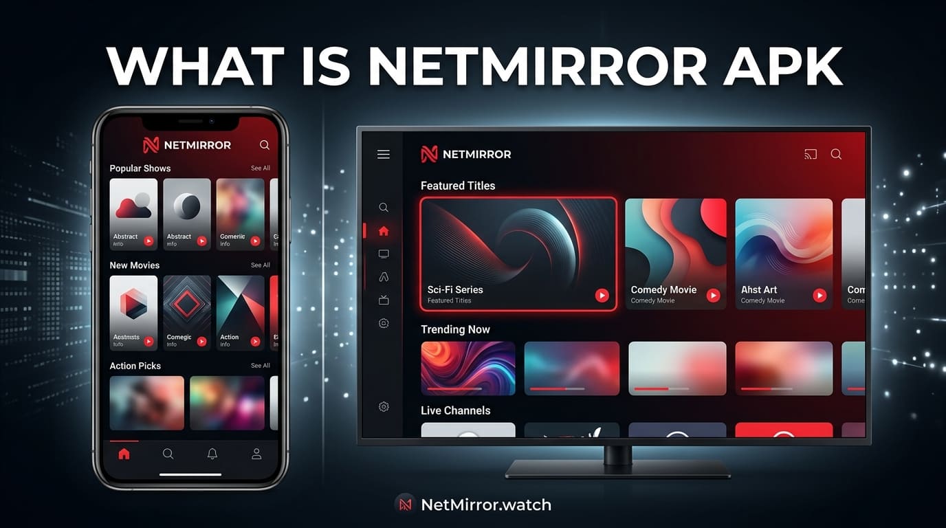 What is NetMirror APK download for Android TV PC and iOS